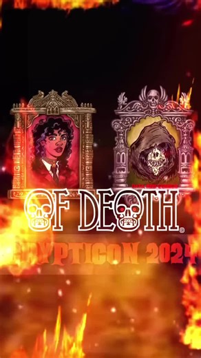 Data Red Comics is at Crypticon KC 2024 this weekend! Stop by the booth to check out the new teen romance horror comic book, “Of Death” and #horrorcosplay with “The Dark Pope” indyplanet.com/data-red-comics