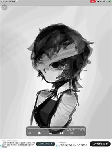 Digital Drawing Speed Art with Barney Theme