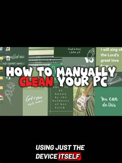 How to manually Clean your PC or Laptop using the device itself? How to speed🚀 up PC | Fix slow🐢 computer | PC cleaning guide 2025🧹🗑️ #PCMaintenance #TechTips #ComputerRepair #SpeedUpPC