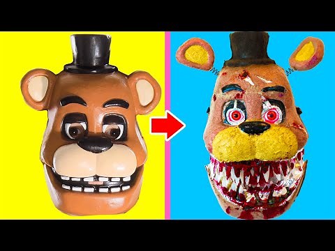 Repainting Cheap Five Nights at Freddy's Masks