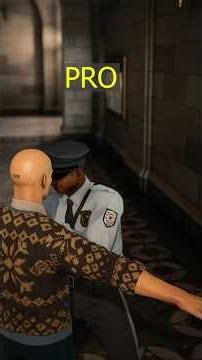 How to Actually Pass Frisking - Noob vs Pro #hitman