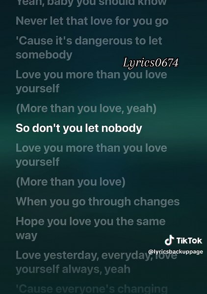 Yesterday Everyday Always Lyrics