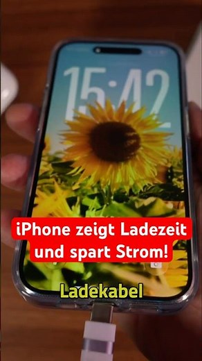 Nie mehr raten, wie lang das iPhone zum Laden braucht ⏱️