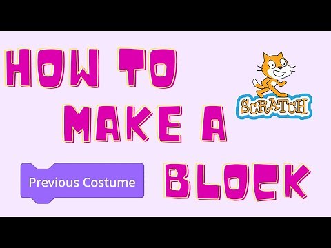 Lets change: How to make a previous costume block in scratch😮😮