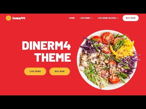 Mobirise Restaurant Web Template | DinerM4