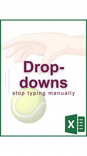 Drop-downs in Excel! #tutorial | CheatSheets