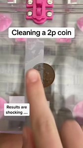 Cleaning a coin #coincleaning #2p #ukcoins #coincollector #onthisday | CoinCollectingWizard