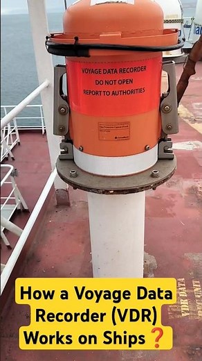 How a Voyage Data Recorder (VDR) Works on Ships❓#shorts #travel #ship #youtubeshorts #short #yt #sea