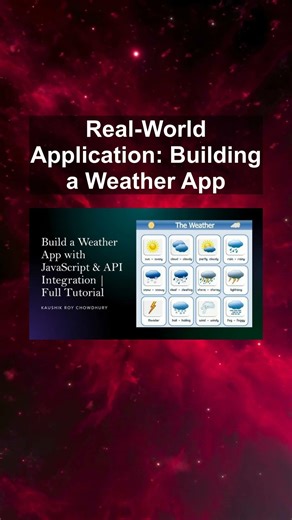 Real-World Application: Building a Weather App #ai #artificialintelligence #machinelearning #aiagent