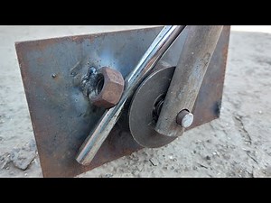 How To Bend Metal Tube With Easy Way || Rebar Bender