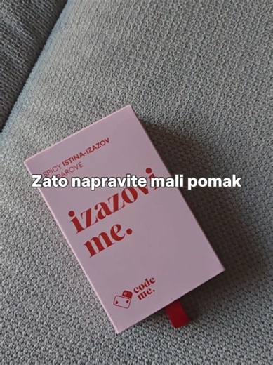 👉 Poruči na codemeshop.com IZAZOVI ME su kartice za parove sa spicy istina-izazov zadacima, koje razbijaju rutinu i bude hemiju. 😈🔥 Za parove koji žele više igre, više bliskosti i više strasti. #couplegame #couplegoals #coupletok #veza #intimacy