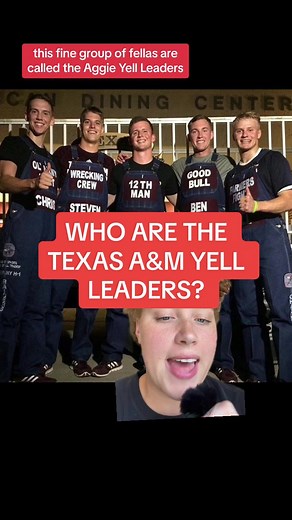 Who Are the Texas A&M Yell Leaders?
