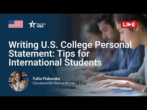 Writing Your U.S. College Personal Statement: Tips for International Students