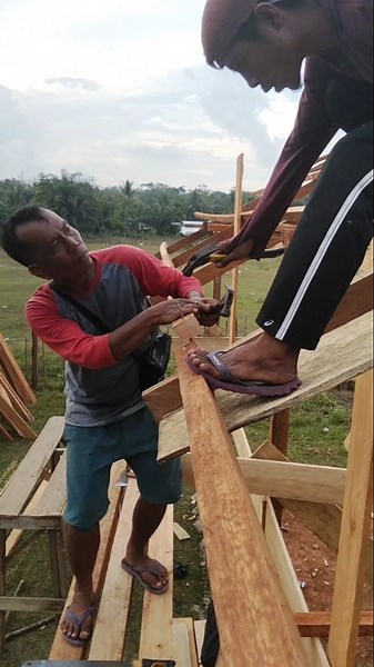 how to nail bent ring wood