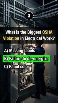 OSHA Electrical Safety Quiz