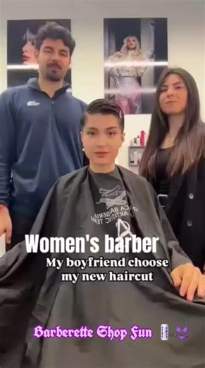 Boyfriend Chooses Girlfriend's Buzzcut Hairstyle