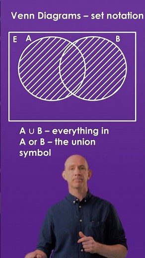 Venn Diagrams - Union Symbol Explained 📊 - GCSE MATH REVIS