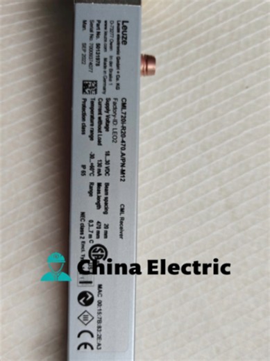 #Leuze CML720i-T05-240.A-M12 https://www.bestcontactor.com/product/leuze-cml720i-t05-240-a-m12/ Item No.: 50119370｜Measuring light curtain #transmitter (transmitter only, must be used with paired receiver) CML720iCML series measuring light curtain; 720i general-purpose measuring light curtain TTransmitter; R = Receiver 05Beam pitch 5 mm 240Effective measuring height 240 mm AA = Axial M12 connector (straight outlet); R = Rear outlet M12M12 connector, 5-pin A-coded The transmitter only emits infra