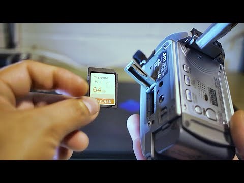 How to use SD Card with Everio JVC MG130 Tutorial