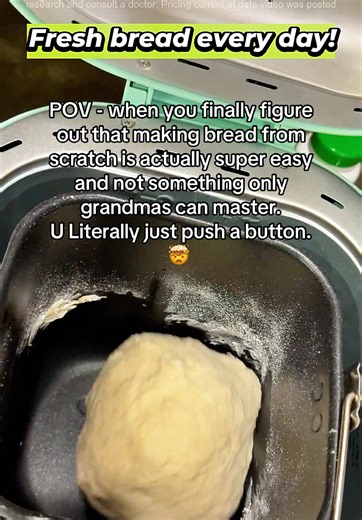 The elite former makes bread-making as easy as pushing a button. Throw the ingredients in and set it and forget it. Tons of options for different breads. #homemadebread #breadmaker #breadmachine #breadtok #freshbread