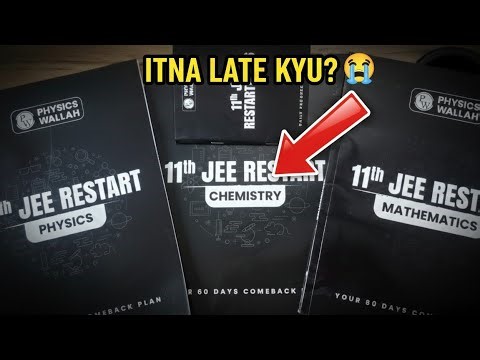 PW 11th JEE Restart Kit Unboxing & Review 📦 | 20 Days Late 😭 Itna Late Kyu?