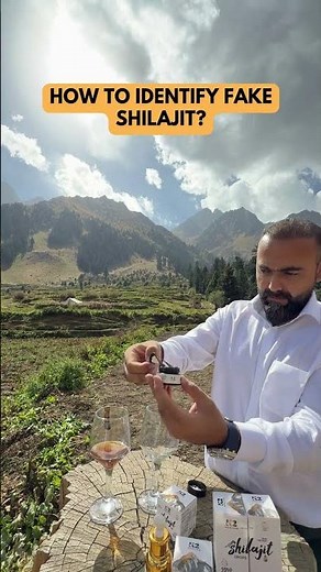 How to spot fake shilajit