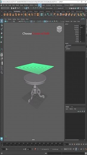Cloth Simulation #3d #maya #3dmodelingtutorial #mayatips #3dmodeling #mayatutorial