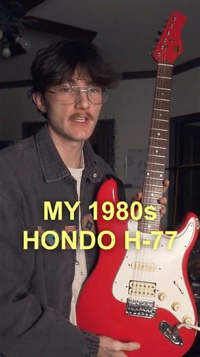 My 1980s Hondo H-77 Strat #guitar #hondo #guitartalk #vintageguitars #guitarist