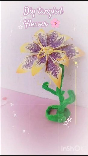 Rapunzel’s Magical Tangled Flower 🌸 | DIY Fairy Tale Craft#diy #craft #rupenz #kawaiicraft #disney