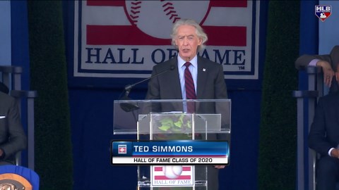Ted Simmons' HOF speech