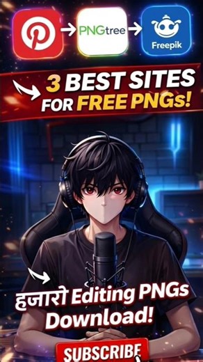“3 Best PNG Websites for Editors 🔥 | Free PNG Download #editing