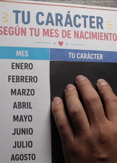 Carácter según tu mes de nacimiento: descubre tu personalidad