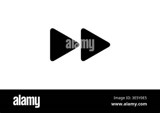 Animation of rewind symbol on white transparent with alpha channel. Rewind Graphic transparent background 4k visuals Stock Video Footage - Alamy
