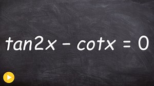 Pre-calculus - Using the double angle of tangent to solve an equation