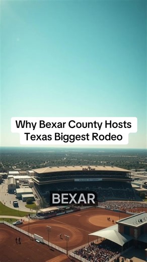 Why Bexar County Hosts Texas' Biggest Rodeo Bexar County hosts the biggest rodeo in Texas history and almost no one knows why. The San Antonio Stock Show and Rodeo started in 1950 to save Texas ranching after the drought nearly destroyed it. Now it raises over $200 million for Texas youth scholarships. Drop your county below—does your rodeo compare to Bexar's Bexar County, San Antonio rodeo, Texas rodeo, San Antonio Stock Show, PRCA rodeo, Texas ranching, Bexar County history, San Antonio events