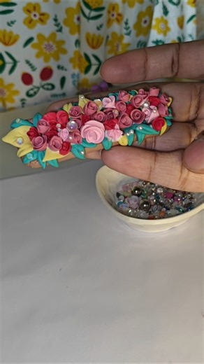 🌹✨ **The Roses & The Sparkles – Clay Art Tutorial** ✨🌹