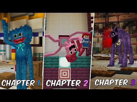 Minecraft x Poppy Playtime 1-4 DLC Full Gameplay