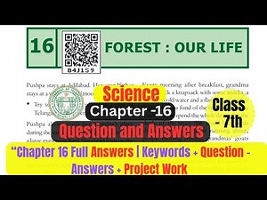 Class 7 Science | Chapter 16: Forest – Our Life | Full Question and Answers | Telangana State Board