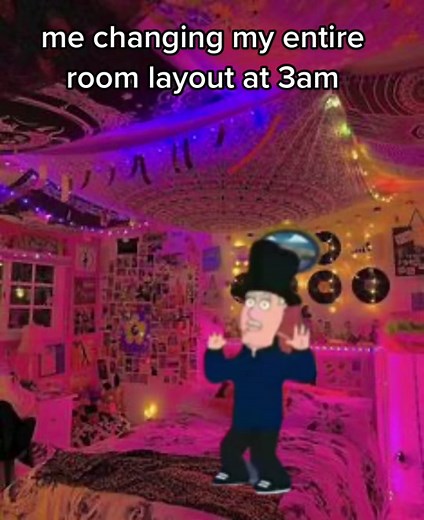 Rearranging Furniture and Dancing: Room Redesign at 3 AM