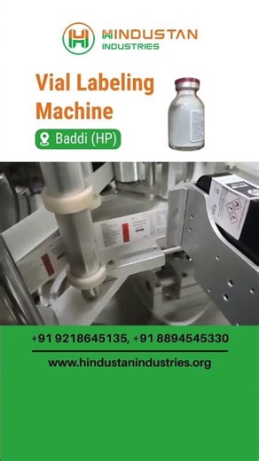 Sticker Labeling Machine for Vial