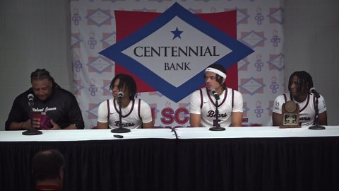 Barton boys basketball coach speaks after winning first state title
