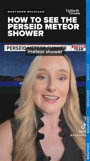 2.6K views · 12 reactions | Find out how you can see the Perseid Meteor Shower best on Tuesday night! Meteorologist Heather Bricca tells us all about it!! Send us your Perseid Meteor Shower pictures and/or videos on our UpNorthLive Chime In: https://upnorthlive.com/chimein | UpNorthLive | Facebook