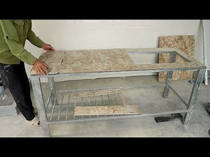 Build Kitchen Cooking Table New Style || How to Make Simple Modern Cooking Table