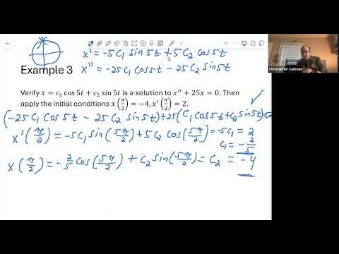 MATH2251 - Section 1.2 - Initial-Value Problems for Ordinary Differential Equations