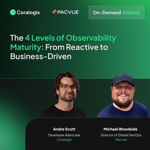 One of the biggest gaps teams face in observability is knowing where to start. During our conversation with Pacvue's Michael Woodside, he explained how Olly has helped their teams interact with their data more effectively. Hear more about Michael's experience with Olly and Pacvue's observability journey with Coralogix at coralogix.tech/47KIdpM. | Coralogix