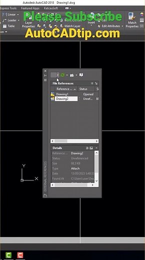 AutoCAD for beginner - Xref command #ntd #autocad #tutorials #xref