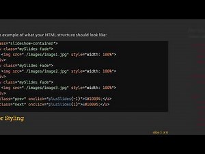 Creating a Responsive Slideshow Using HTML, CSS, and JavaScript