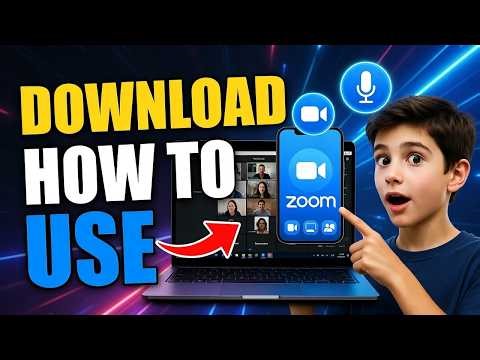How to Download and Use Zoom on Laptop & Mobile | Full Beginner Guide (2026)