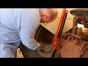 Ford 8N Tire Repair ~ Removing The Rim ~ By Old Sneelock's Workshop
