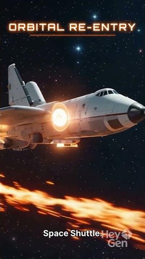 SR 71 vs Space Shuttle Re entry Duel